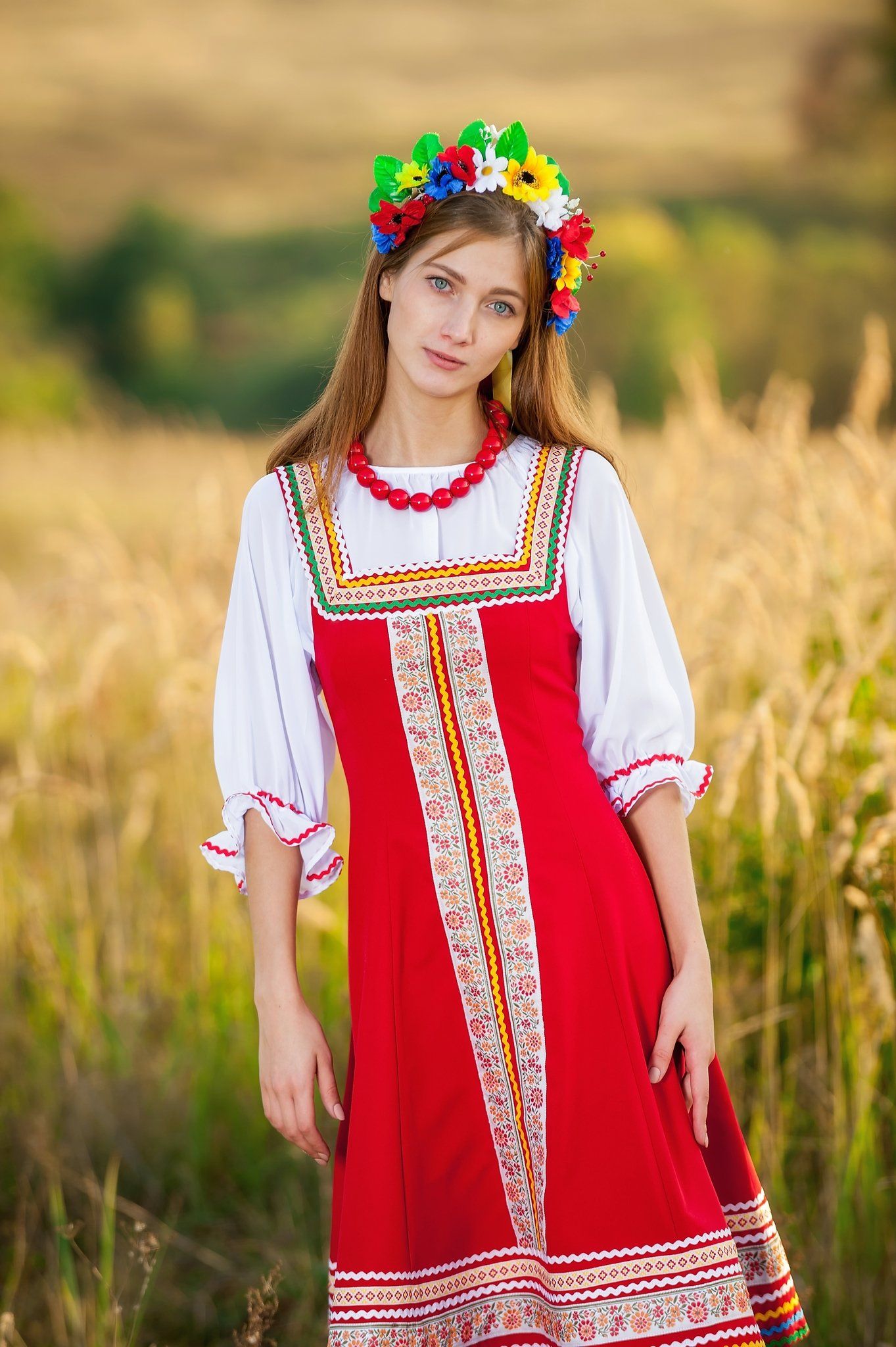 Women in Slavic costumes in Biratnagar — step in, relax, and chat live